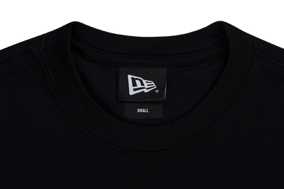 NEW ERA SCRIPT LOGO BLACK SHORT SLEEVE T-SHIRT