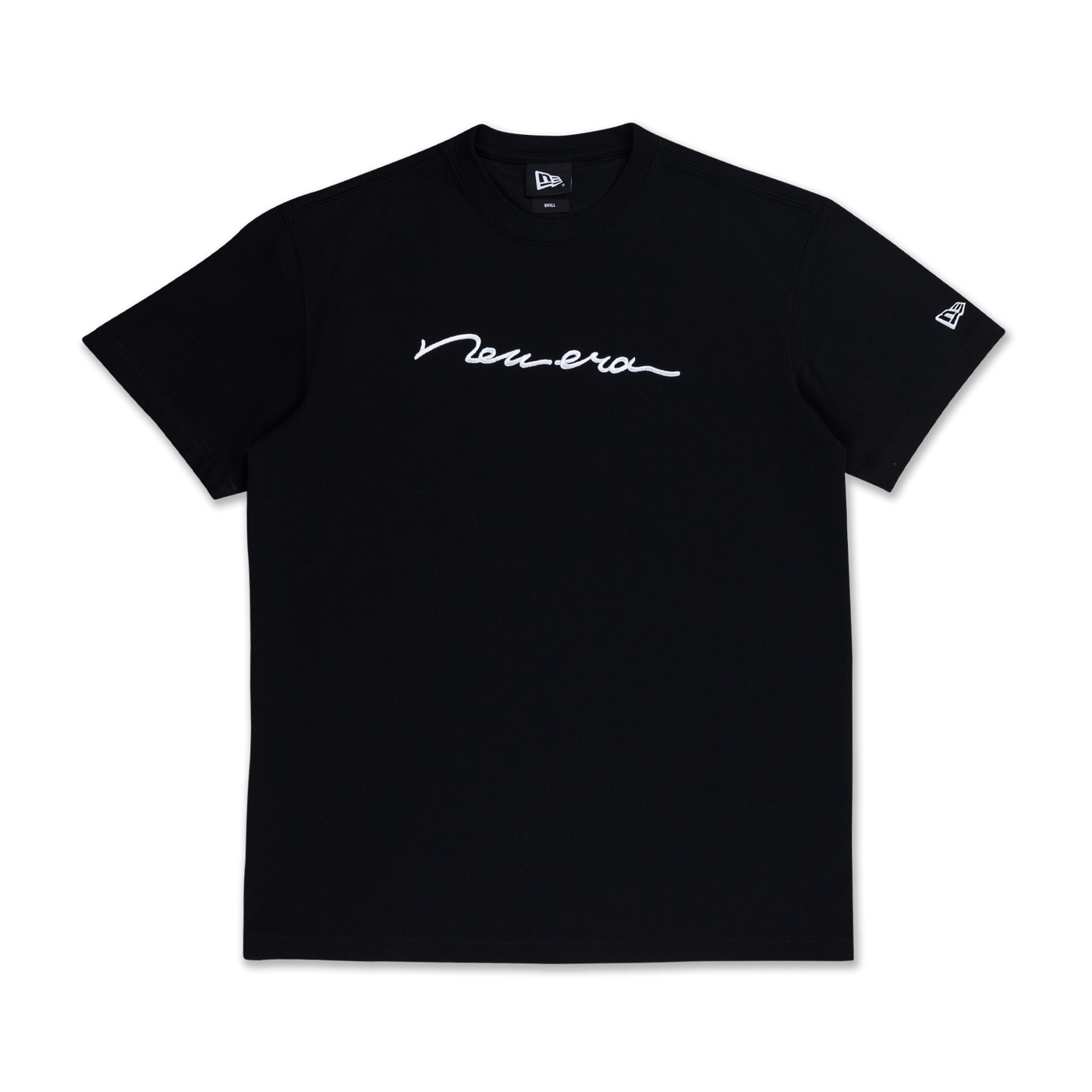 NEW ERA SCRIPT LOGO BLACK SHORT SLEEVE T-SHIRT