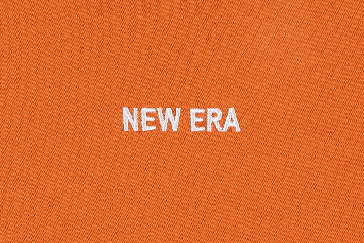 NEW ERA BASIC LOGO ORANGE SHORT SLEEVE T-SHIRT