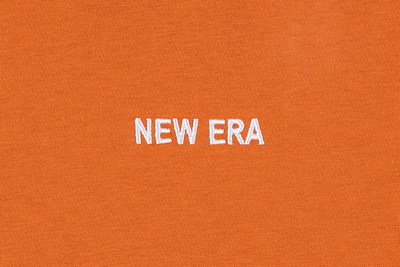 NEW ERA BASIC LOGO ORANGE SHORT SLEEVE T-SHIRT