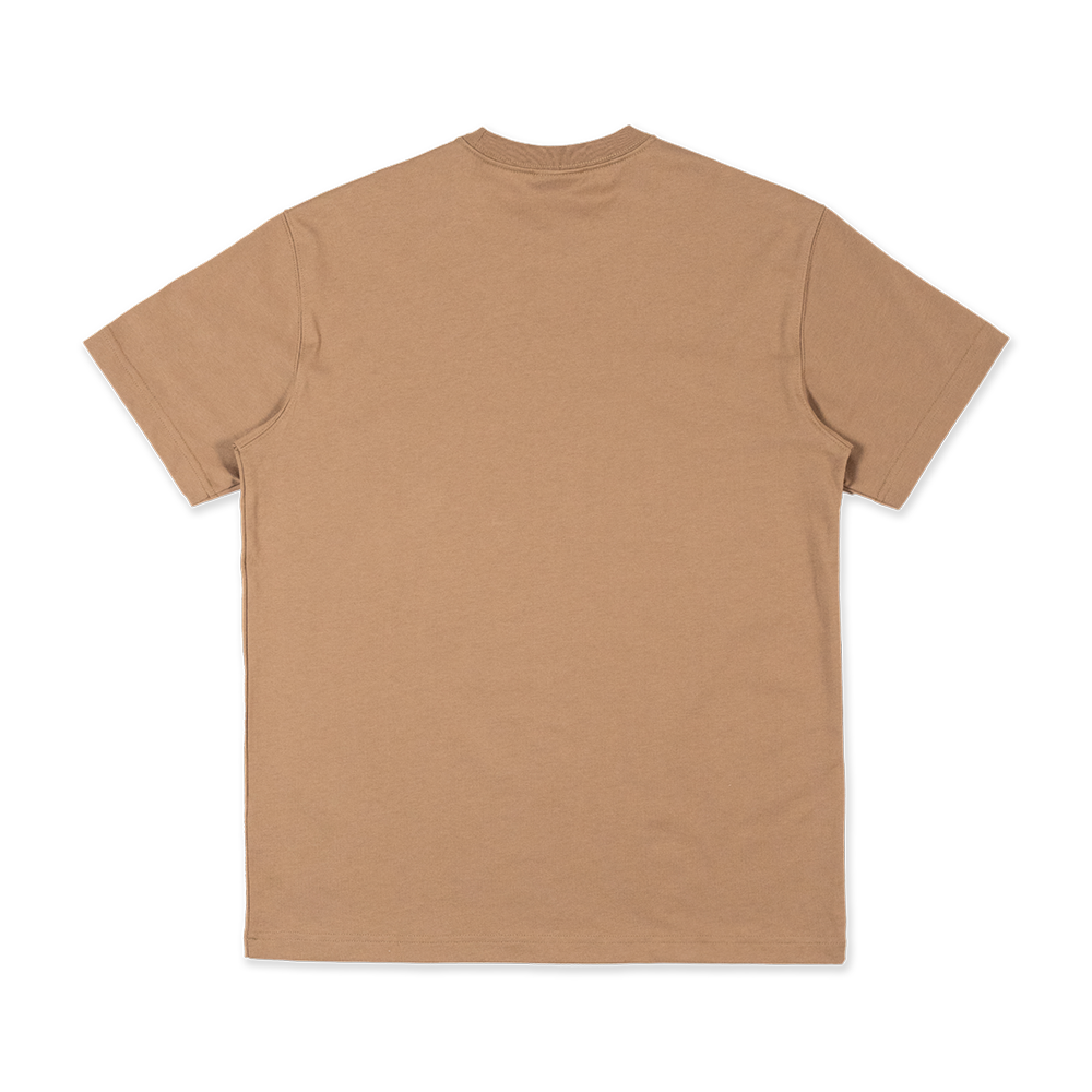 NEW ERA BASIC LOGO KHAKI SHORT SLEEVE T-SHIRT