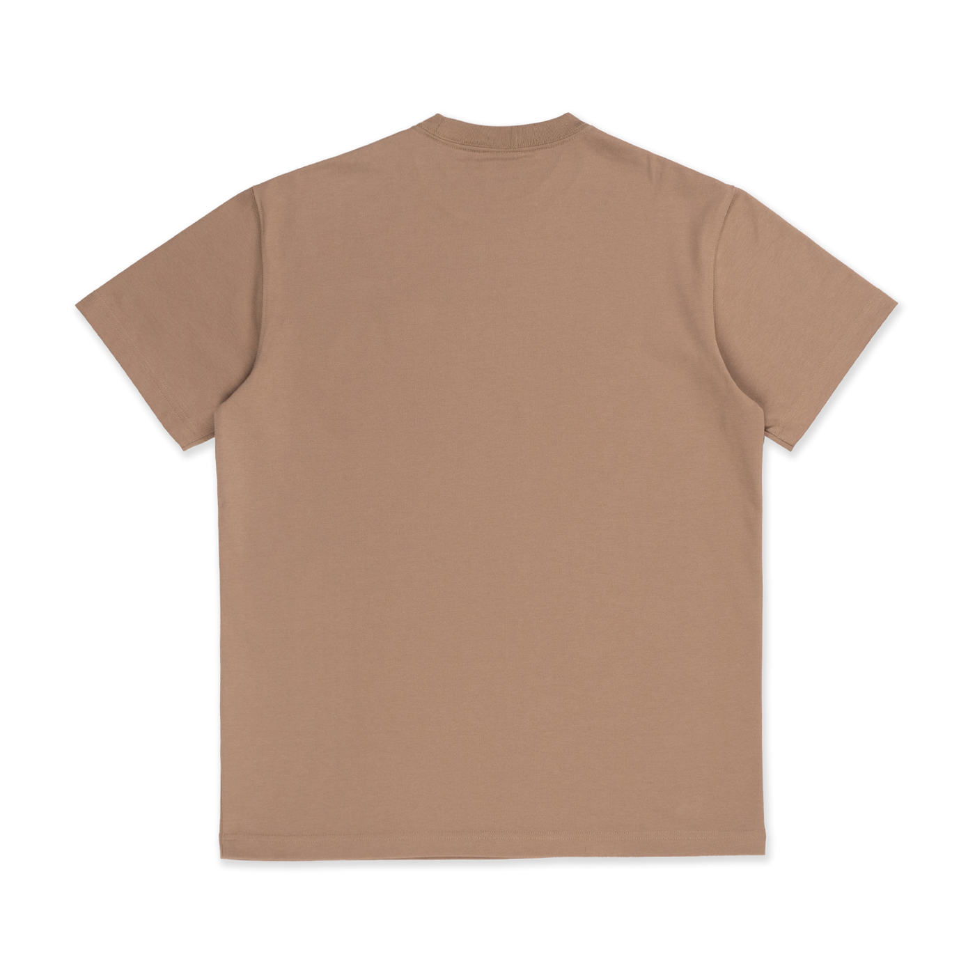 NEW ERA BOX LOGO KHAKI SHORT SLEEVE T-SHIRT