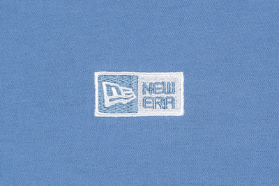 NEW ERA BOX LOGO BLUE SHORT SLEEVE T-SHIRT