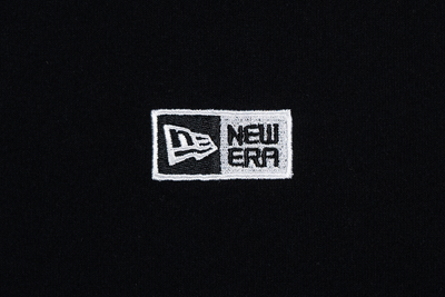 NEW ERA BOX LOGO BLACK SHORT SLEEVE T-SHIRT