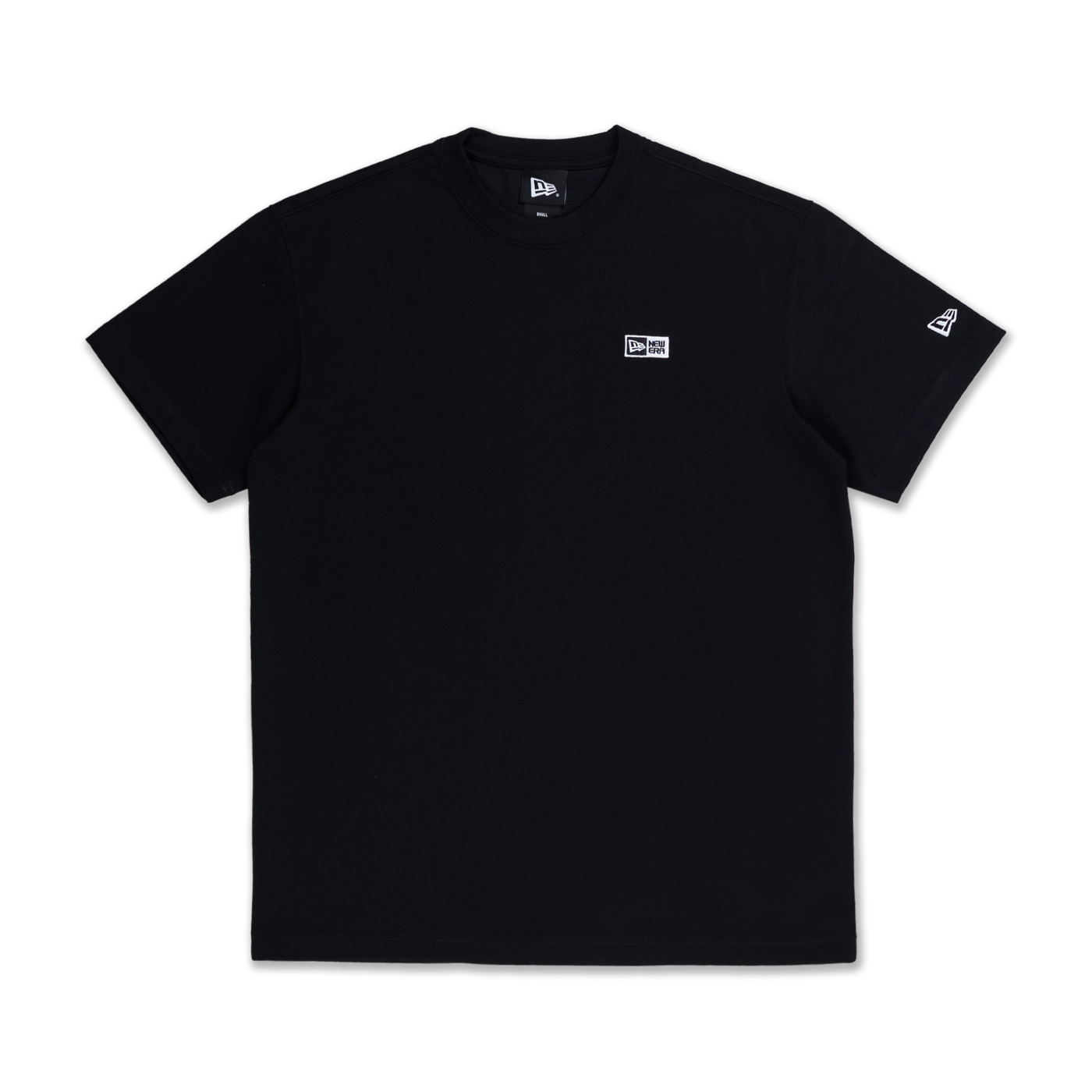 NEW ERA BOX LOGO BLACK SHORT SLEEVE T-SHIRT