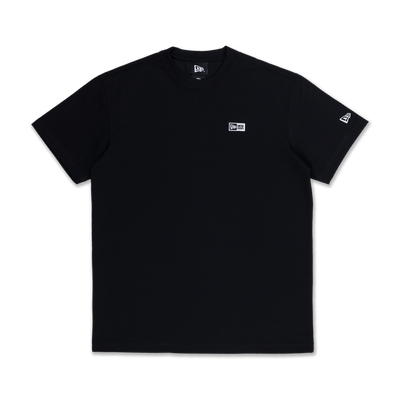 NEW ERA BOX LOGO BLACK SHORT SLEEVE T-SHIRT