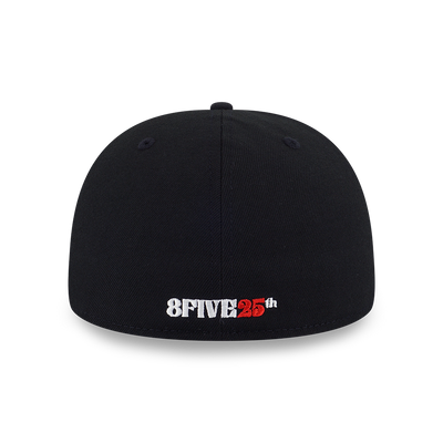 NEW ERA X 8FIVE2 25TH ANNIVERSARY BLACK 59FIFTY CAP