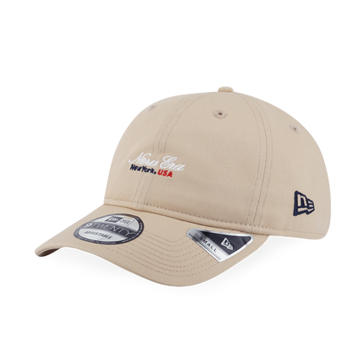 NEW ERA BASIC SCRIPT OAT MILK 9TWENTY SMALL CAP