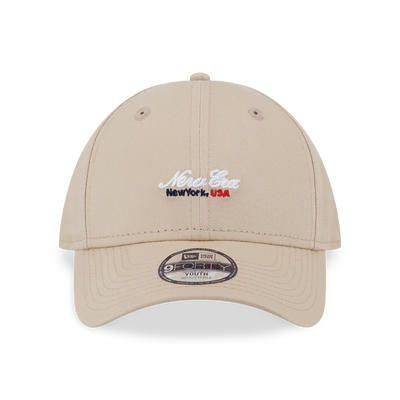 NEW ERA BASIC SCRIPT OAT MILK KIDS 9FORTY CAP