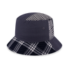 NEW ERA PREPPY BLACK MULTI CHECKER BUCKET 01