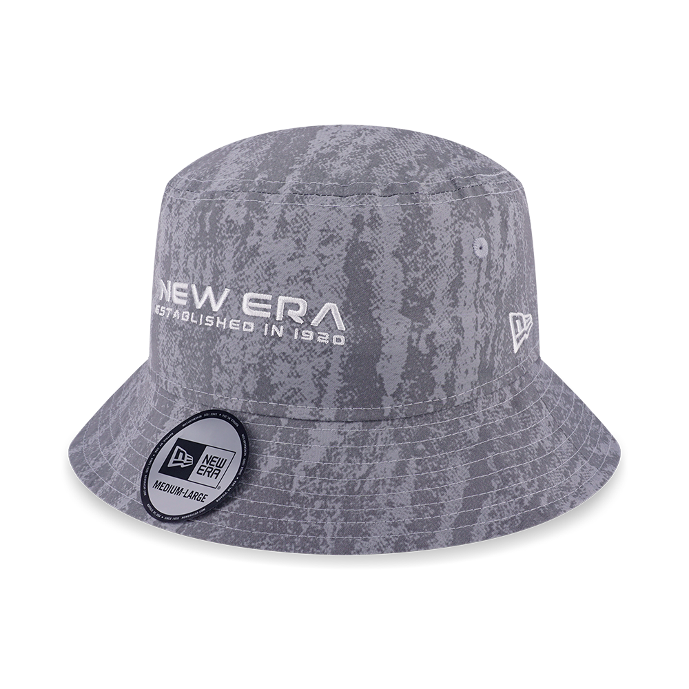 NEW ERA COMIC SPACE DOLPHIN GRAY BUCKET 01