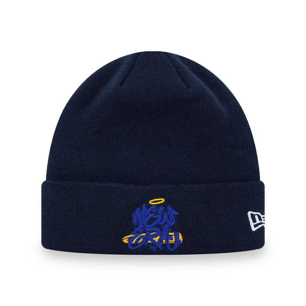 NEW ERA STREET REVERIE NAVY BEANIE