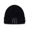 NEW YORK YANKEES DARK 90S BLACK BEANIE