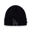 LOS ANGELES DODGERS DARK 90S BLACK BEANIE