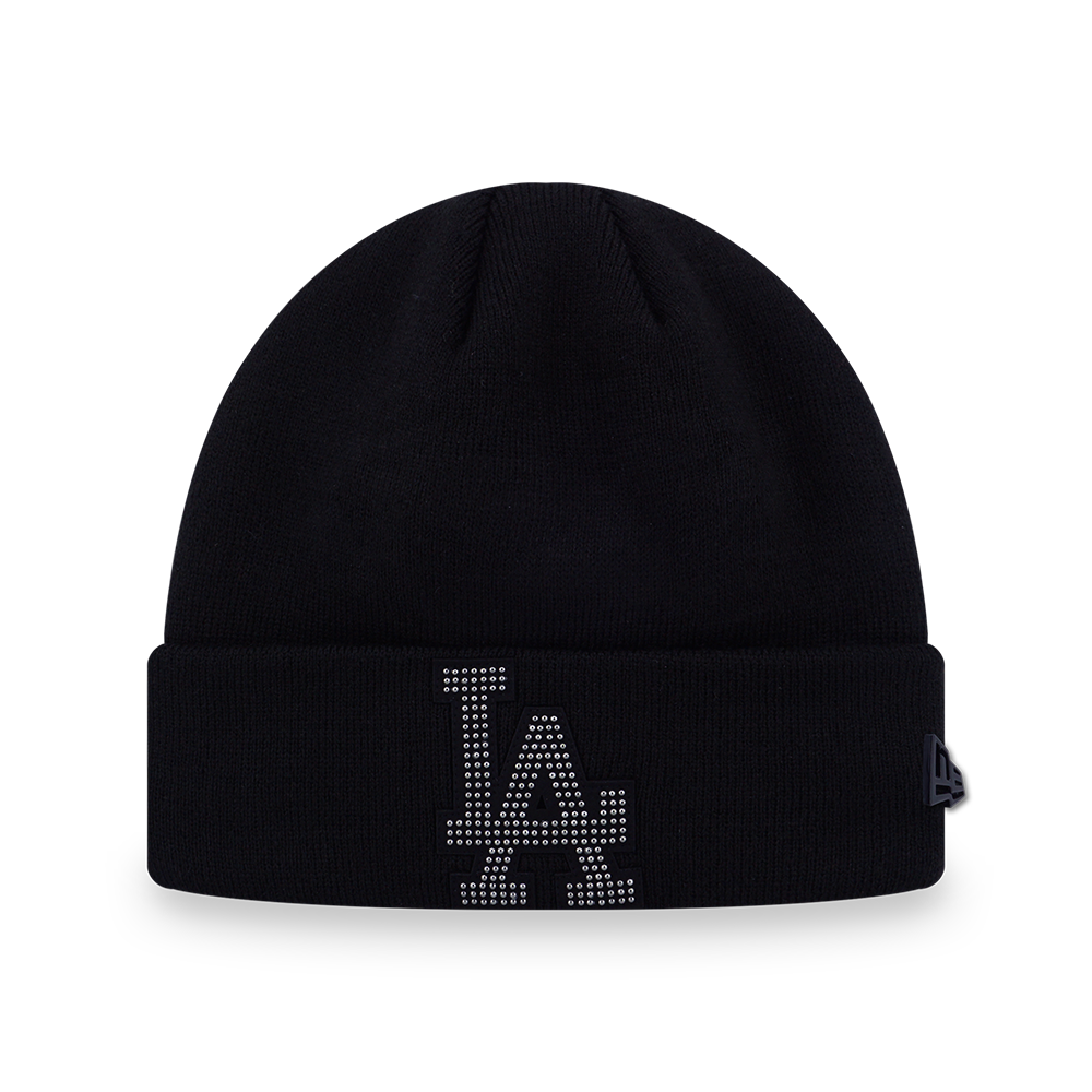 LOS ANGELES DODGERS DARK 90S BLACK BEANIE