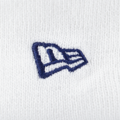 NEW ERA ORIGINATORS WHITE 4 CUFF SHORT BEANIE