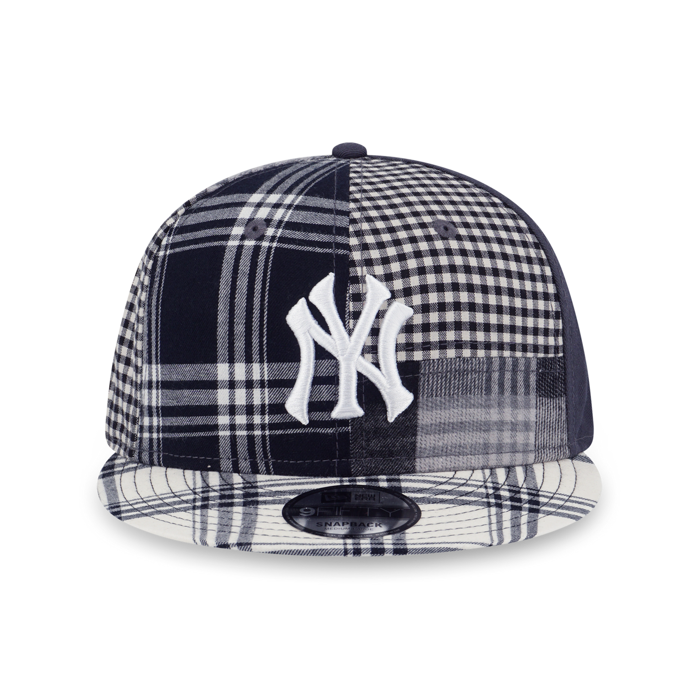 NEW YORK YANKEES PREPPY BLACK MULTI CHECKER 9FIFTY CAP