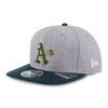 MLB OAKLAND ATHLETICS COOPERSTOWN DARK GREEN VISOR HEATHER GRAY 9FIFTY OF PCV CAP