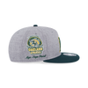 MLB OAKLAND ATHLETICS COOPERSTOWN DARK GREEN VISOR HEATHER GRAY 9FIFTY OF PCV CAP