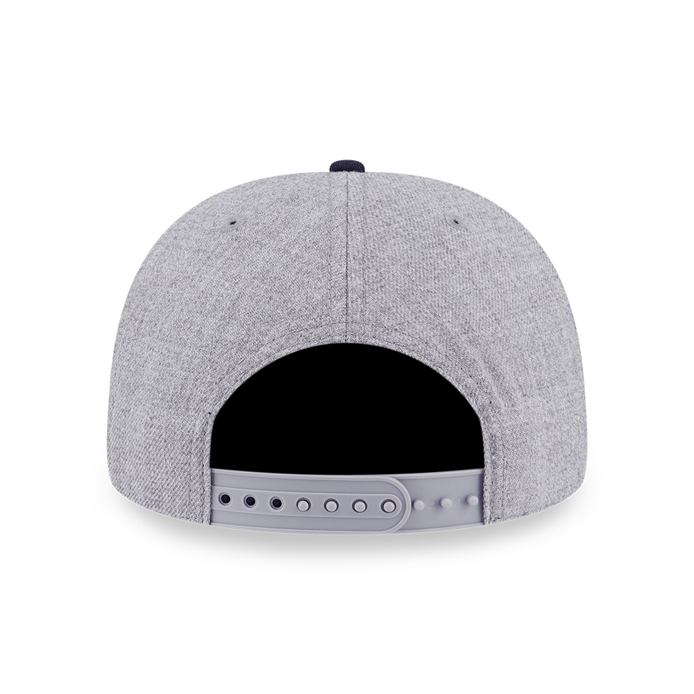 MLB NEW YORK YANKEES COOPERSTOWN NAVY VISOR HEATHER GRAY 9FIFTY OF PCV CAP