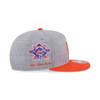 MLB NEW YORK METS COOPERSTOWN ORANGE VISOR HEATHER GRAY 9FIFTY OF PCV CAP