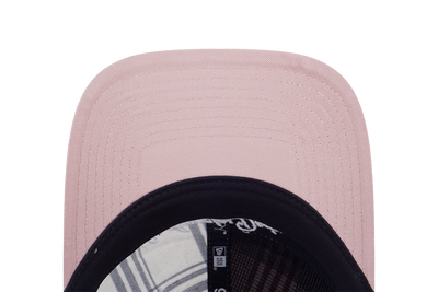 LOS ANGELES DODGERS PREPPY DIRTY PINK MULTI CHECKER 9FORTY UNST CAP