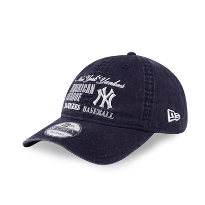 NEW YORK YANKEES OLD SCHOOL SPORT AP NAVY 9FORTY UNST CAP