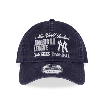 NEW YORK YANKEES OLD SCHOOL SPORT AP NAVY 9FORTY UNST CAP