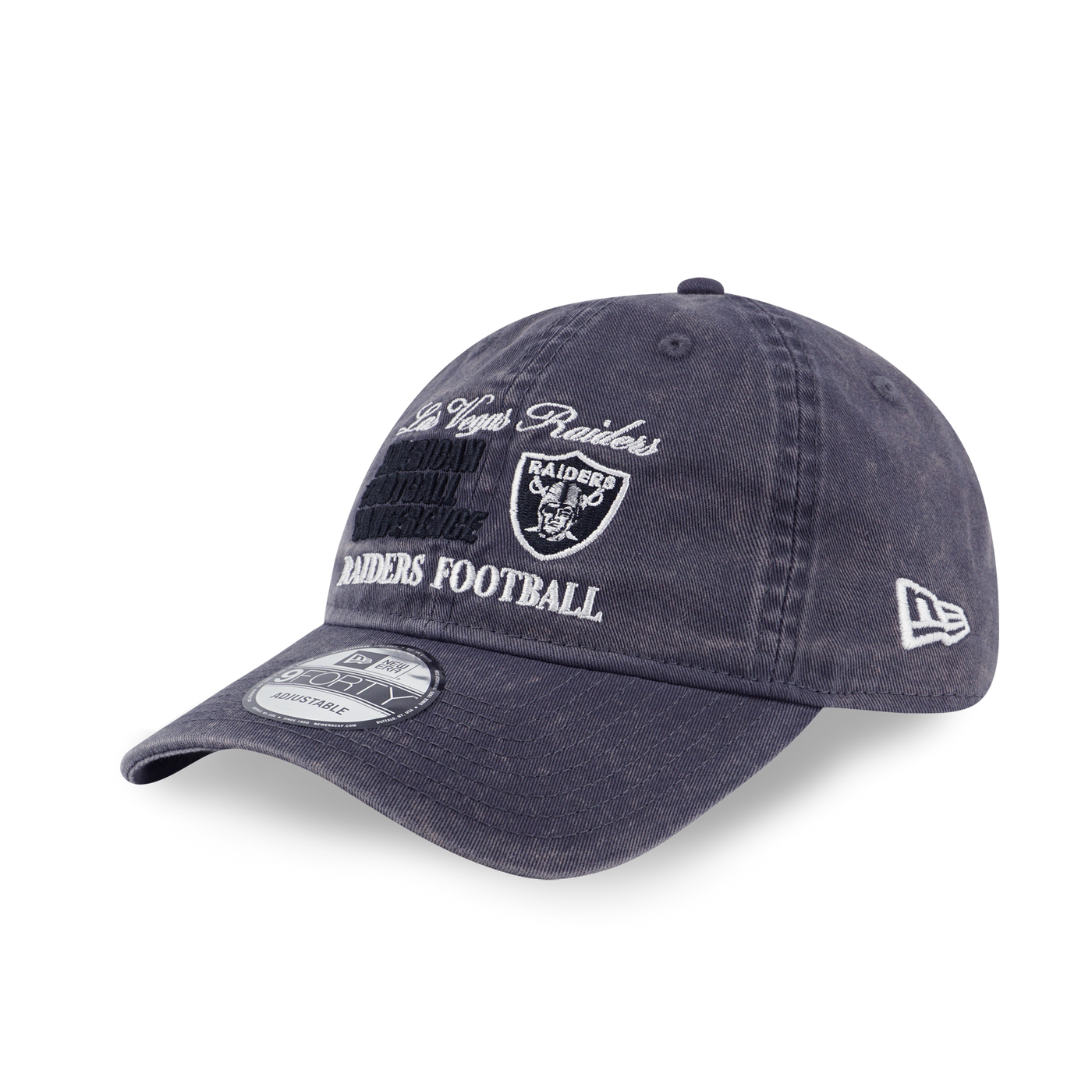 LAS VEGAS RAIDERS OLD SCHOOL SPORT AP GRAPHITE 9FORTY UNST CAP