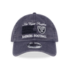 LAS VEGAS RAIDERS OLD SCHOOL SPORT AP GRAPHITE 9FORTY UNST CAP