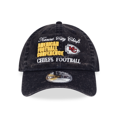 KANSAS CITY CHIEFS OLD SCHOOL SPORT AP BLACK 9FORTY UNST CAP