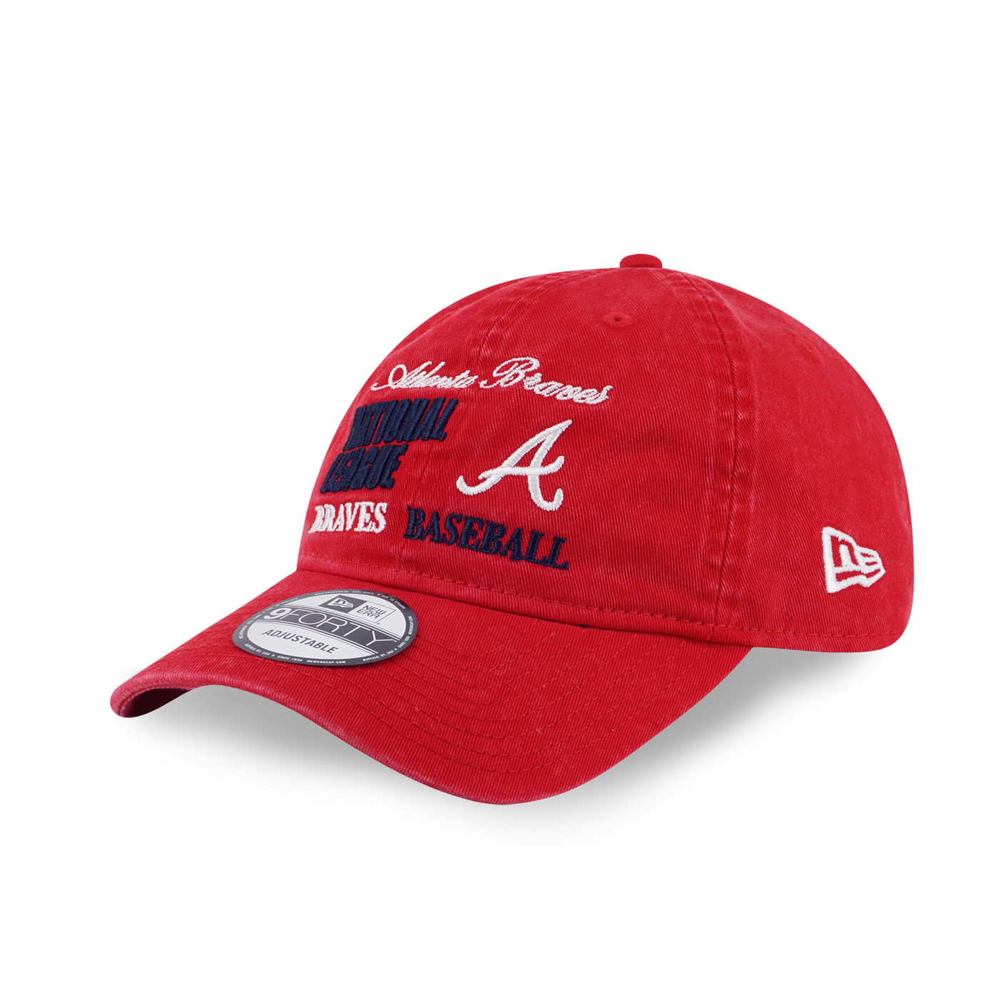 ATLANTA BRAVES OLD SCHOOL SPORT AP SCARLET 9FORTY UNST CAP