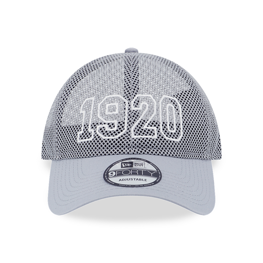 NEW ERA BASKETBALL CLUB 1920 DOLPHIN GRAY 9FORTY UNST MESH CAP