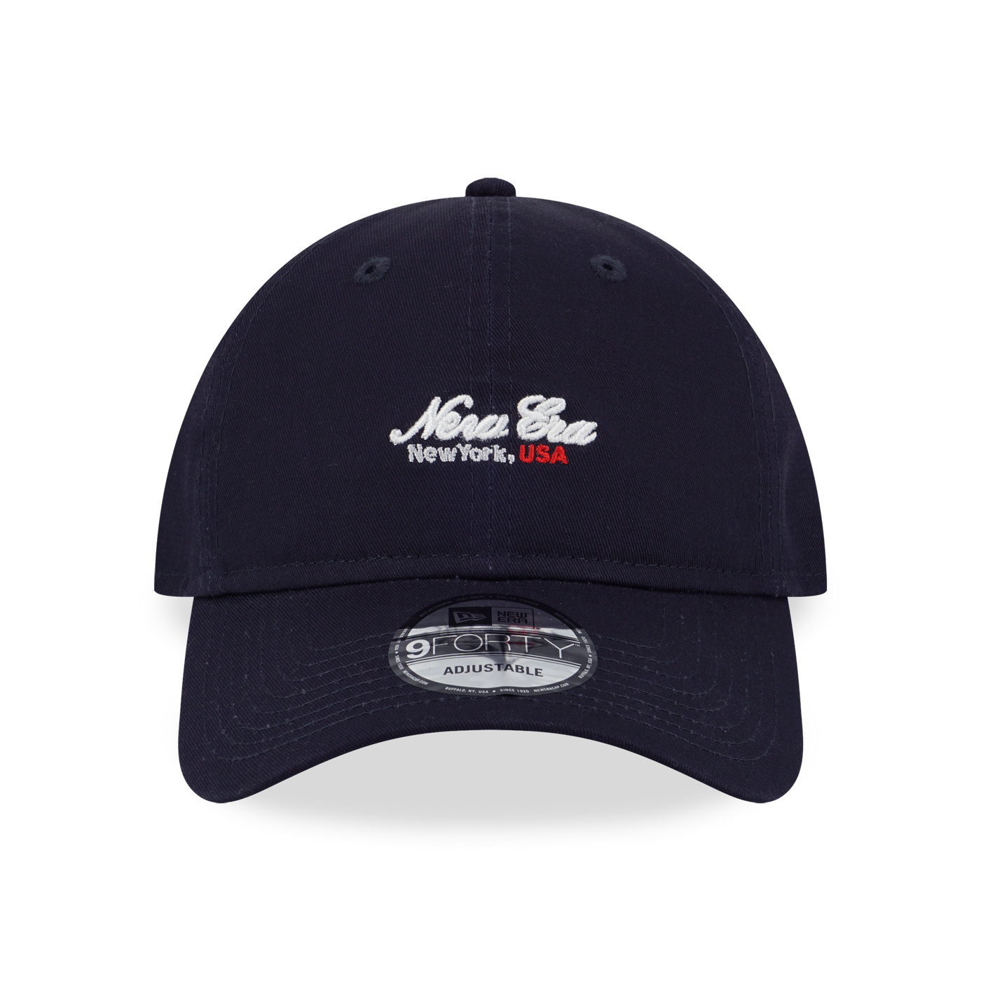 NEW ERA BASIC SCRIPT NAVY 9FORTY UNST CAP