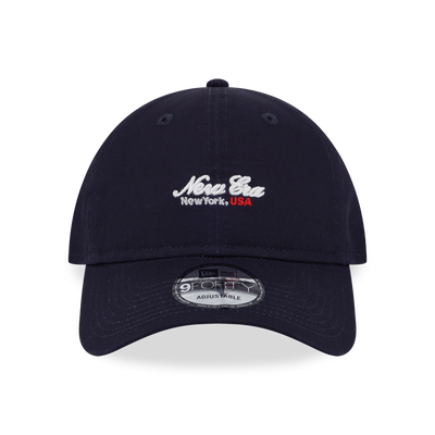 NEW ERA BASIC SCRIPT NAVY 9FORTY UNST CAP