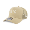 NEW ERA BASKETBALL CLUB NYC OATMILK 9FORTY AF TRUCKER CAP