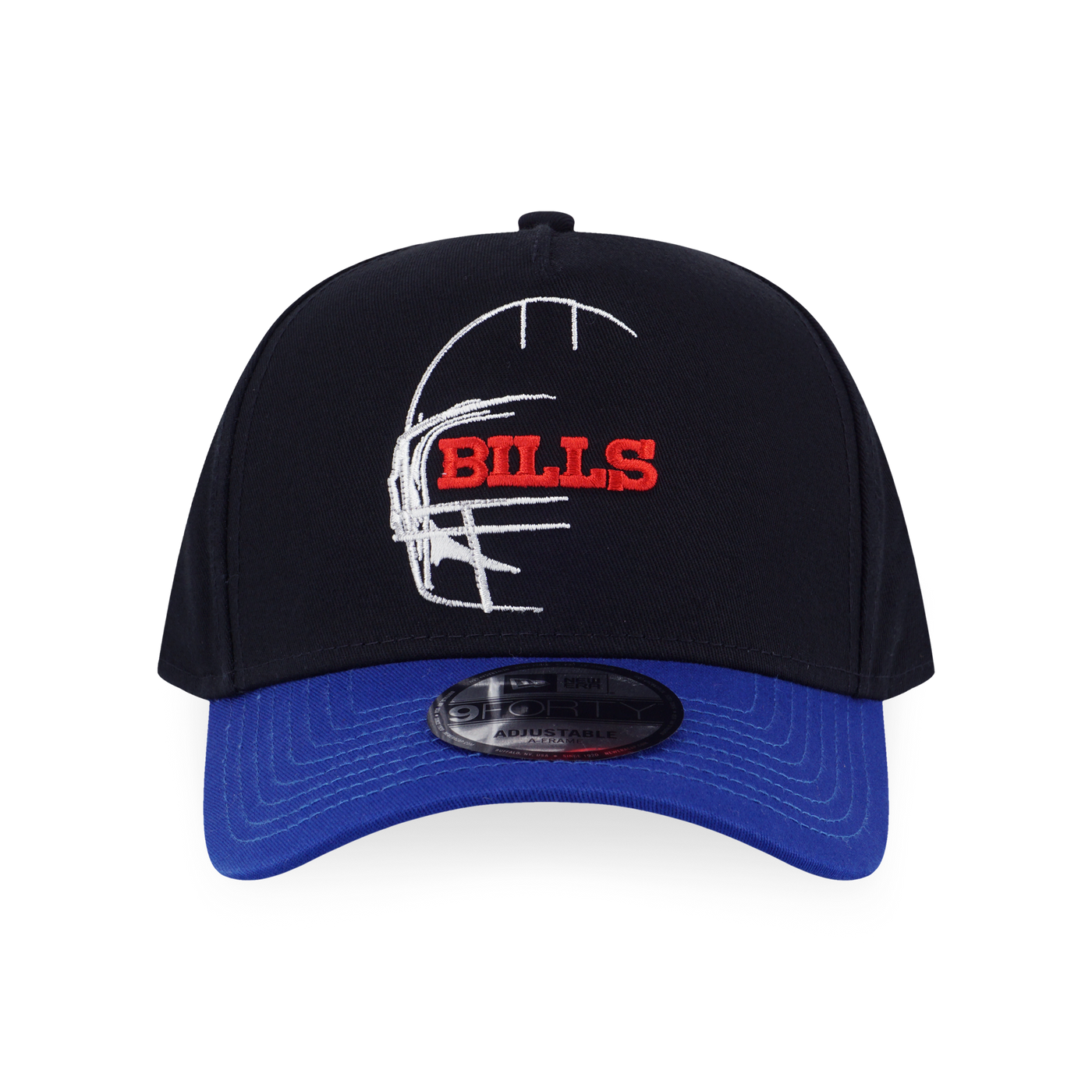 BUFFALO BILLS NFL OVERSIZED BLUE VISOR BLACK 9FORTY AF CAP