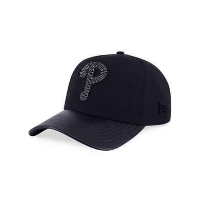 PHILADELPHIA PHILLIES DARK 90S BLACK 9FORTY DF CAP