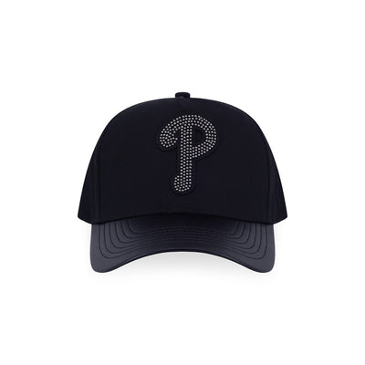 PHILADELPHIA PHILLIES DARK 90S BLACK 9FORTY DF CAP