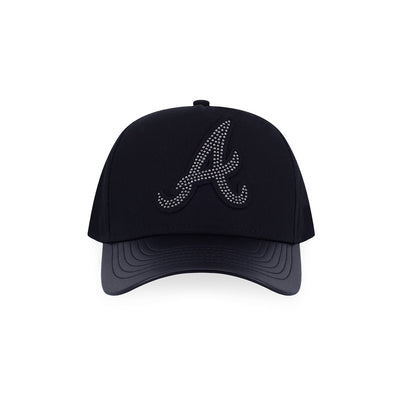 ATLANTA BRAVES DARK 90S BLACK 9FORTY DF CAP