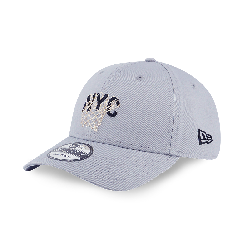 NEW ERA BASKETBALL CLUB NYC DOLPHIN GRAY 9FORTY CAP