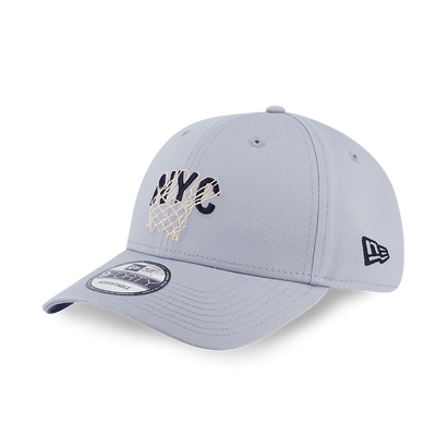 NEW ERA BASKETBALL CLUB NYC DOLPHIN GRAY 9FORTY CAP