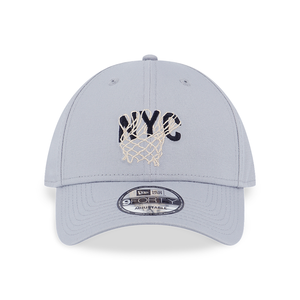 NEW ERA BASKETBALL CLUB NYC DOLPHIN GRAY 9FORTY CAP