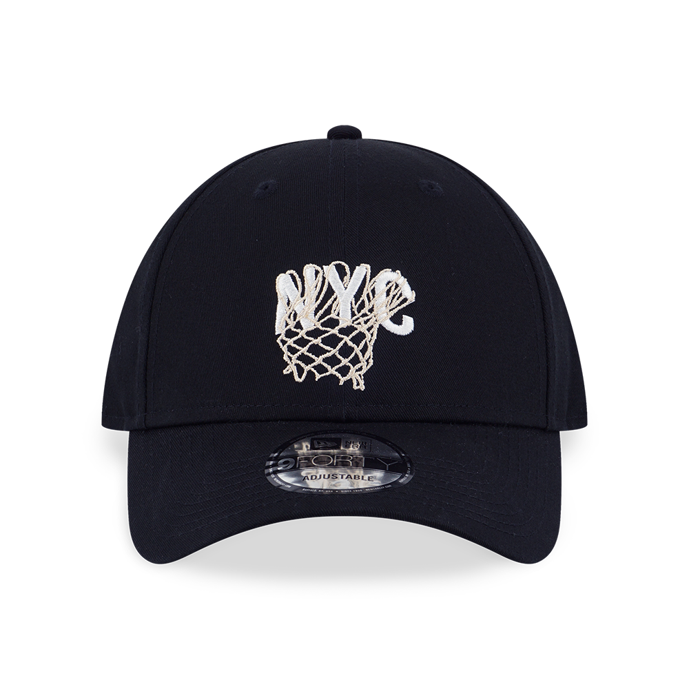 NEW ERA BASKETBALL CLUB NYC BLACK 9FORTY CAP