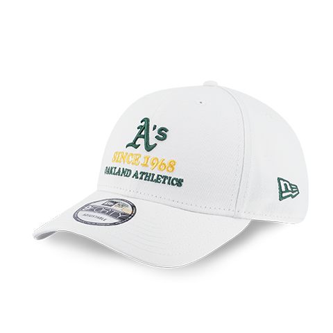 OAKLAND ATHLETICS HOME CHEERING WHITE 9FORTY CAP