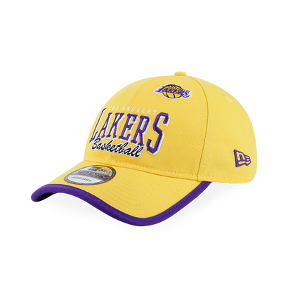 LOS ANGELES LAKERS NBA BASKETRY CANARY YELLOW 9TWENTY CAP