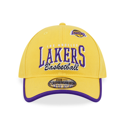 LOS ANGELES LAKERS NBA BASKETRY CANARY YELLOW 9TWENTY CAP