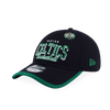 BOSTON CELTICS NBA BASKETRY BLACK 9TWENTY CAP