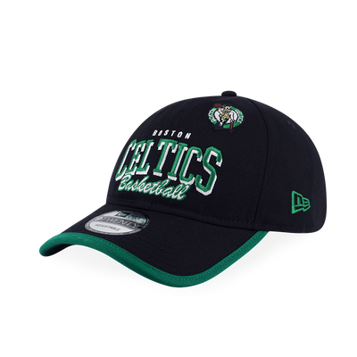 BOSTON CELTICS NBA BASKETRY BLACK 9TWENTY CAP