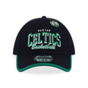 BOSTON CELTICS NBA BASKETRY BLACK 9TWENTY CAP